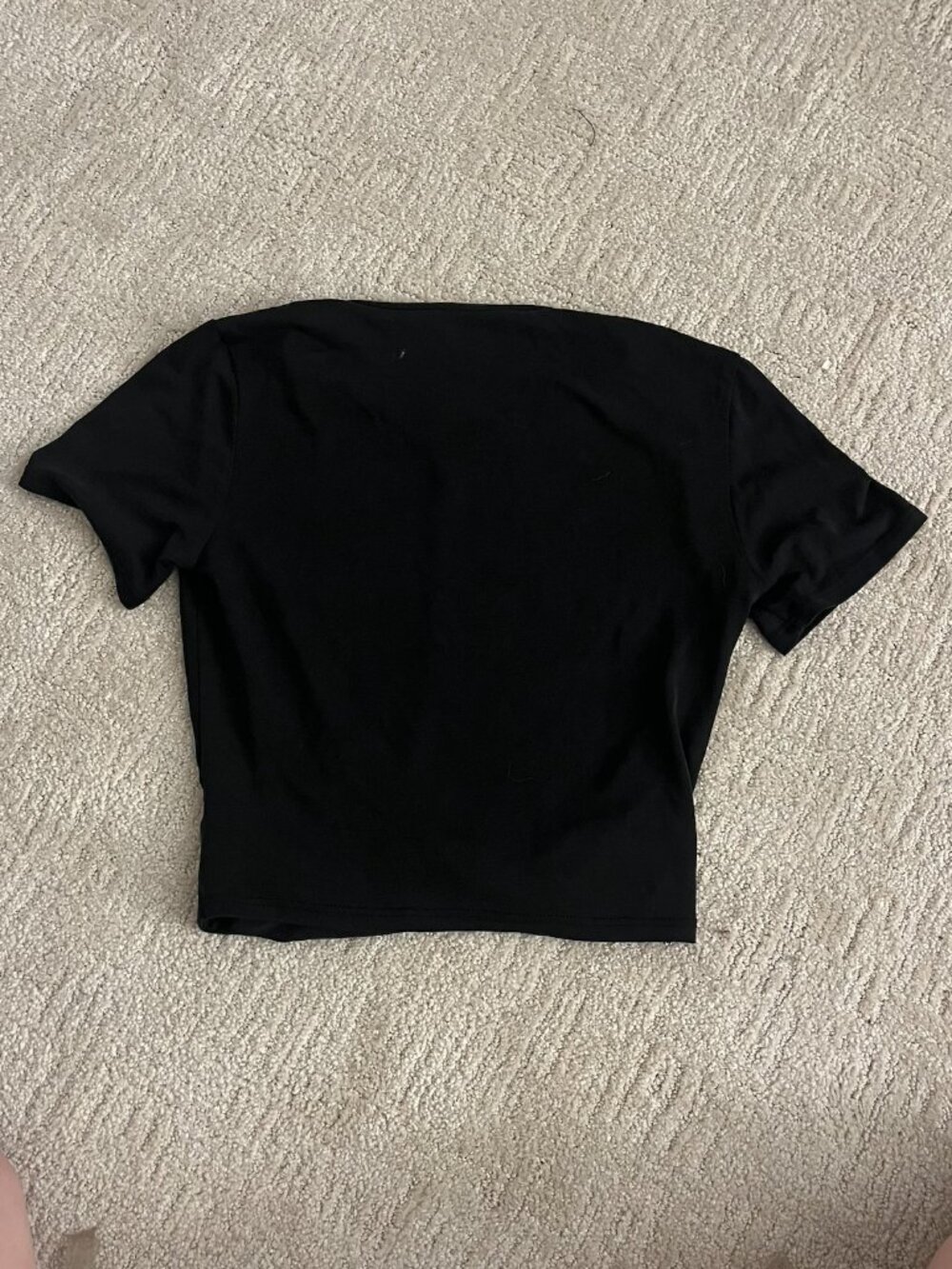 Lulus Tie Front Crop Top - Picture 2 of 2